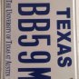 UNIVERSITY TEXAS UT AUSTIN LONGHORNS license plate NCAA Football Bevo Hook 'em