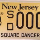 SQUARE ROUND BALLROOM DANCER license plate Dancing Waltz Foxtrot Tan