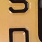 SQUARE ROUND BALLROOM DANCER license plate Dancing Waltz Foxtrot Tan