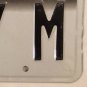 GINNY M vanity license Plate Virginia Ginna Gina Gena Regina Ginney Ginnie Gin