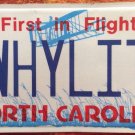 NORTH CAROLINA vanity TWILIGHT license plate Why Saga Vampire Bella Edward