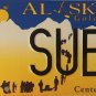 AK vanity SUE SUSAN license plate Suzanna Suzan Susannah Suzie Suzy Susi Susana