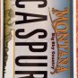 Vanity CASPER license plate Friendly Ghost Cartoon Fear Goblin scare haunted Boo