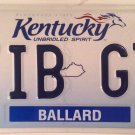 Vanity HYUNDAI TIBURON GT Sports car license plate Coupe Tuscani RD GK Golf