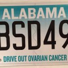 OVARIAN CANCER SURVIVOR license plate Oncology Cure carcinoma OCRF Teal Ribbon