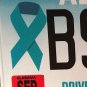 OVARIAN CANCER SURVIVOR license plate Oncology Cure carcinoma OCRF Teal Ribbon