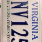 Very Rare Northern VIRGINIA COMMUNITY COLLEGE License Plate VA University