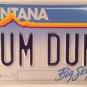 Vanity DUM DUM license plate lollipop Candy bullet Gun Girls Song Dums Dugan Roc