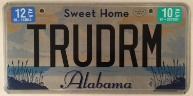 AL vanity TRUE DREAM license plate Sports Muscle Classic car Boat house wife wed