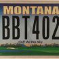 GOLF THE BIG SKY license plate Golfing Golfer Tee Club Course