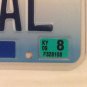Vanity WVU WEST VIRGINIA UNIVERSITY GAL license plate Mountaineers Morgantown WV