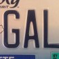 Vanity WVU WEST VIRGINIA UNIVERSITY GAL license plate Mountaineers Morgantown WV