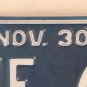 Vanity JF JEFF 67 1967 license plate Jeffrey Jefferson Jef John Jack Joseph Joe