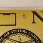 New Jersey NAVY LAKEHURST NAVAL AIR COMMAND license plate MDL Maxfield Aircraft