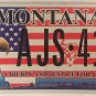 WILDLIFE BALD EAGLE LIBERTY & JUSTICE FOR ALL license plate Pledge Of Allegiance