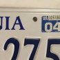 VIRGINIA TECH University HOKIES license plate Hokie HokieBird Blacksburg VT
