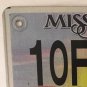 MOTORCYCLE vanity 10 FOR GOD license plate Commandments Religion Christ Jesus