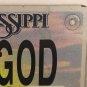 MOTORCYCLE vanity 10 FOR GOD license plate Commandments Religion Christ Jesus