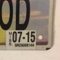 MOTORCYCLE vanity 10 FOR GOD license plate Commandments Religion Christ Jesus