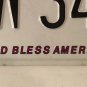 GOD BLESS AMERICA license plate POW War Terror UNITED USA Support Troops Christ