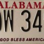 GOD BLESS AMERICA license plate POW War Terror UNITED USA Support Troops Christ