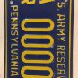 Pennsylvania U.S. ARMY RESERVE license plate USA Infantry Soldier Military PA