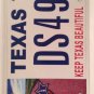 Don't Mess with TX RECYCLING license plate environment waste reduction cleanup