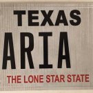 Vanity MARIA license plate Mary Marie Mariah Mia Marian Marianne Masha Mimi Mari