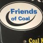 FRIENDS COAL license plate Lights Electricity Energy Mine Coalfield Mining Miner