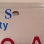 Illinois DEPAUL UNIVERSITY license plate Lincoln Park Chicago Blue Demons Demon
