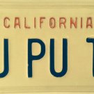 Vanity NEW PICKUP truck THANK YOU license plate Ford F150 Chevy RAM GMC Toyota