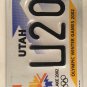 USA WINTER OLYMPICS MOTORCYCLE license plate PyeongChang Korea Olympic Games