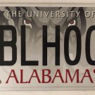 UNIVERSITY OF ALABAMA LOW NUMBER 1 Digit license plate Roll Tide Big Al Bama Fan