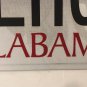 UNIVERSITY OF ALABAMA LOW NUMBER 1 Digit license plate Roll Tide Big Al Bama Fan
