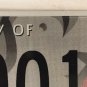UNIVERSITY OF ALABAMA LOW NUMBER 1 Digit license plate Roll Tide Big Al Bama Fan