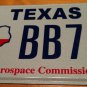 HOUSTON SPACE CENTER NASA AEROSPACE license plate Astronaut Planet Rocket Apollo
