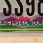 CANCER SURVIVOR license plate Breast Fight Race Cure Komen pink ribbon BSS 980