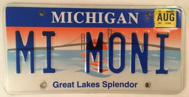 Vanity MY MONEY license plate Rich Dollar Coin Pay Buy Sell Business Wealth Bank