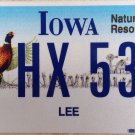 Iowa PHEASANT MOTORCYCLE license plate Biker Motorbike Harley Davidson Honda BMW