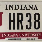 UNIVERSITY INDIANA HOOSIERS license plate IU Bloomington NCAA Fists Blades 500