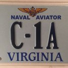 Vanity GRUMMAN C-1A TRADER license plate Aircraft Plane Pilot Navy Aviation TF-1