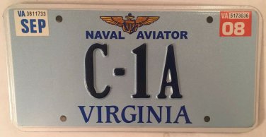 Vanity GRUMMAN C-1A TRADER license plate Aircraft Plane Pilot Navy Aviation TF-1