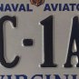 Vanity GRUMMAN C-1A TRADER license plate Aircraft Plane Pilot Navy Aviation TF-1
