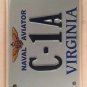 Vanity GRUMMAN C-1A TRADER license plate Aircraft Plane Pilot Navy Aviation TF-1