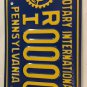 PA ROTARY INTERNATIONAL CLUB license plate Rotarian Evanston Service Above Self
