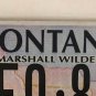 WILDERNESS AREA license plate Horseback riding Fish National Park Trail Hiking