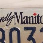 Manitoba WINNIPEG BLUE BOMBERS license plate Canada Football League Buzz Boomer