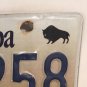 Manitoba WINNIPEG BLUE BOMBERS license plate Canada Football League Buzz Boomer