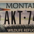 WILDLIFE NATIONAL PARK license plate Wild Animal Sanctuary Migration Grebe Heron
