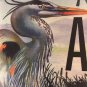 WILDLIFE NATIONAL PARK license plate Wild Animal Sanctuary Migration Grebe Heron